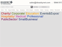 Tablet Screenshot of ideasbynet.com